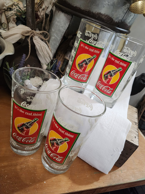 1980's Coca Cola Glasses
