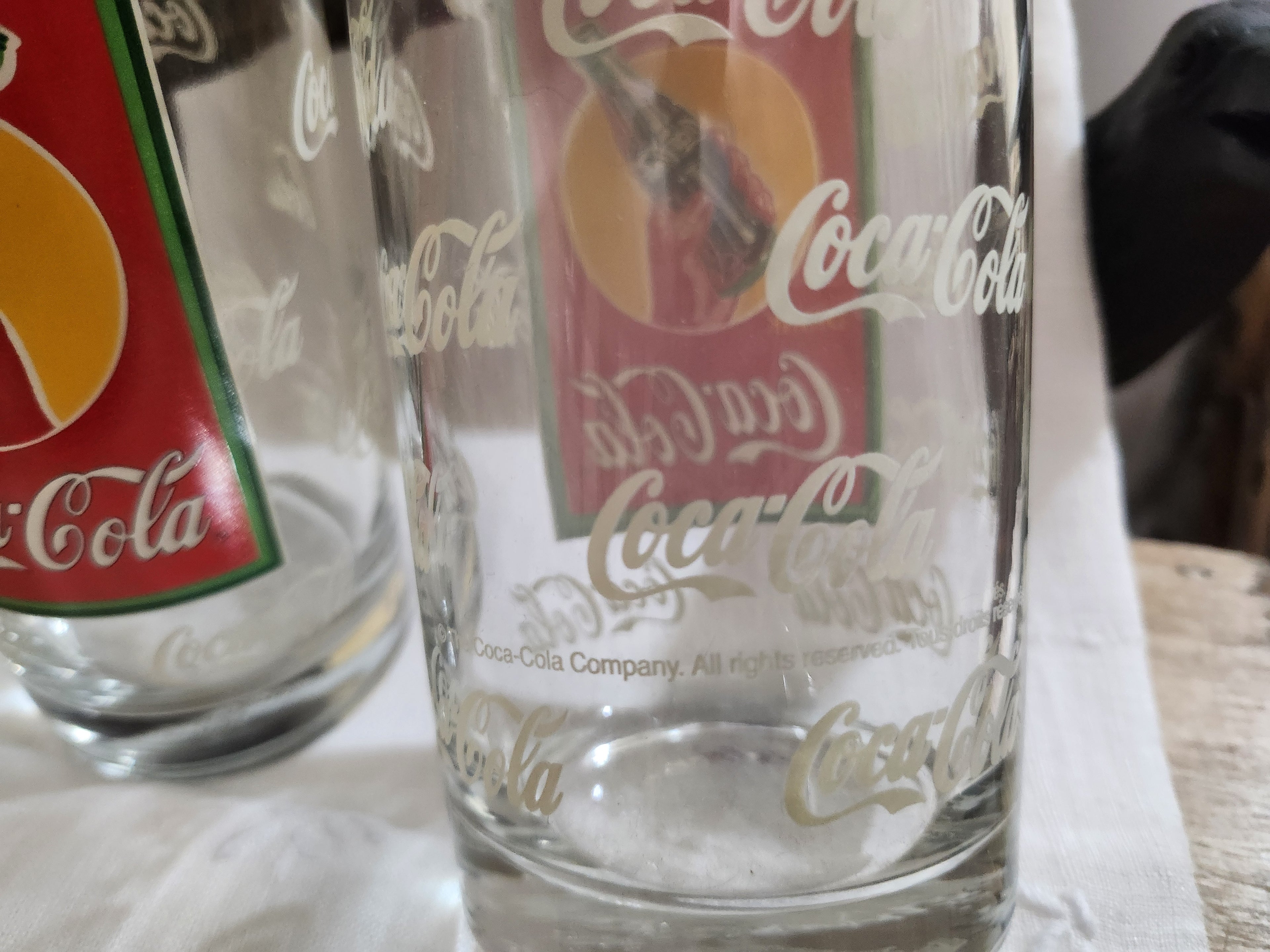1980's Coca Cola Glasses
