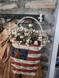 Small Flag Basket