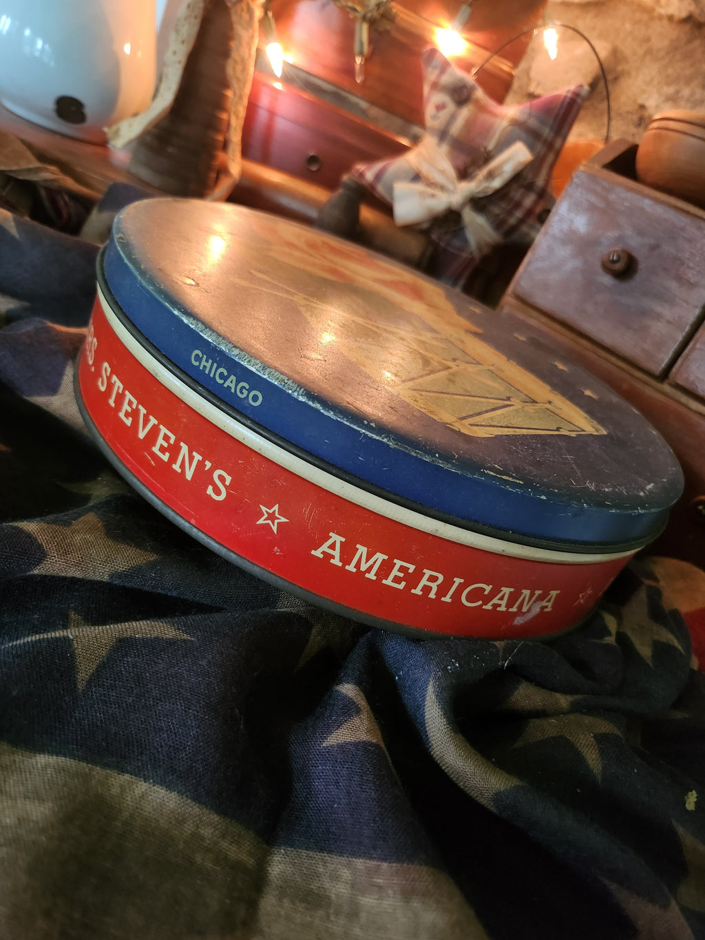Mrs. Steven's Candy Company Tin